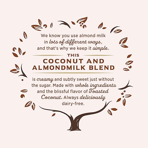 Miniatura 7 de Califia Farms - Leche de almendras de coco tostada 48 onzas sin lácteos a base de plantas vegana sin gluten sin OMG sin azúcar alto en calcio batido