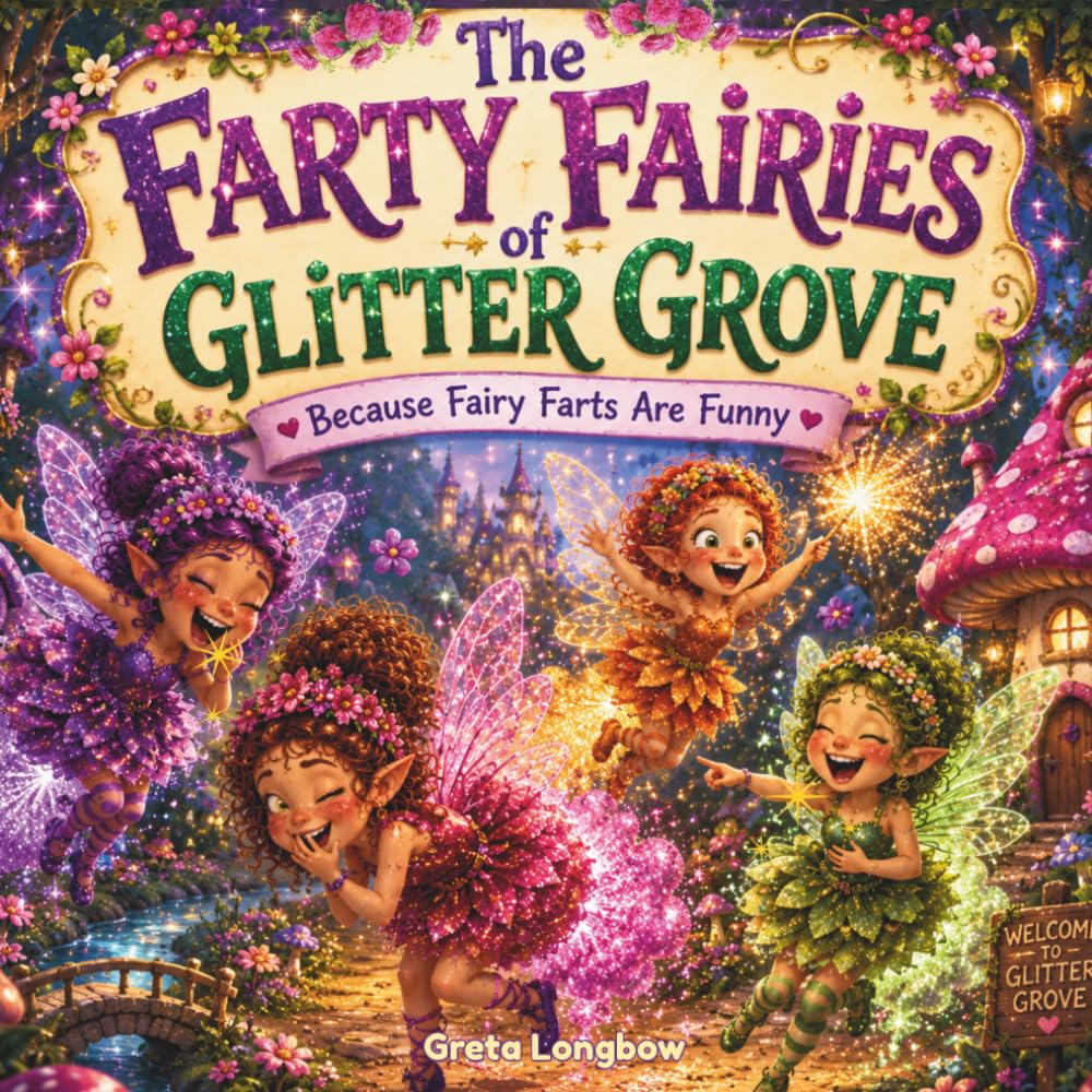 The Farty Fairies of Glitter Grove: A Funny Farty Fairy Picture Book for Kids Filled with Silly Toots, Magical Mischief, and Glittery Adventures