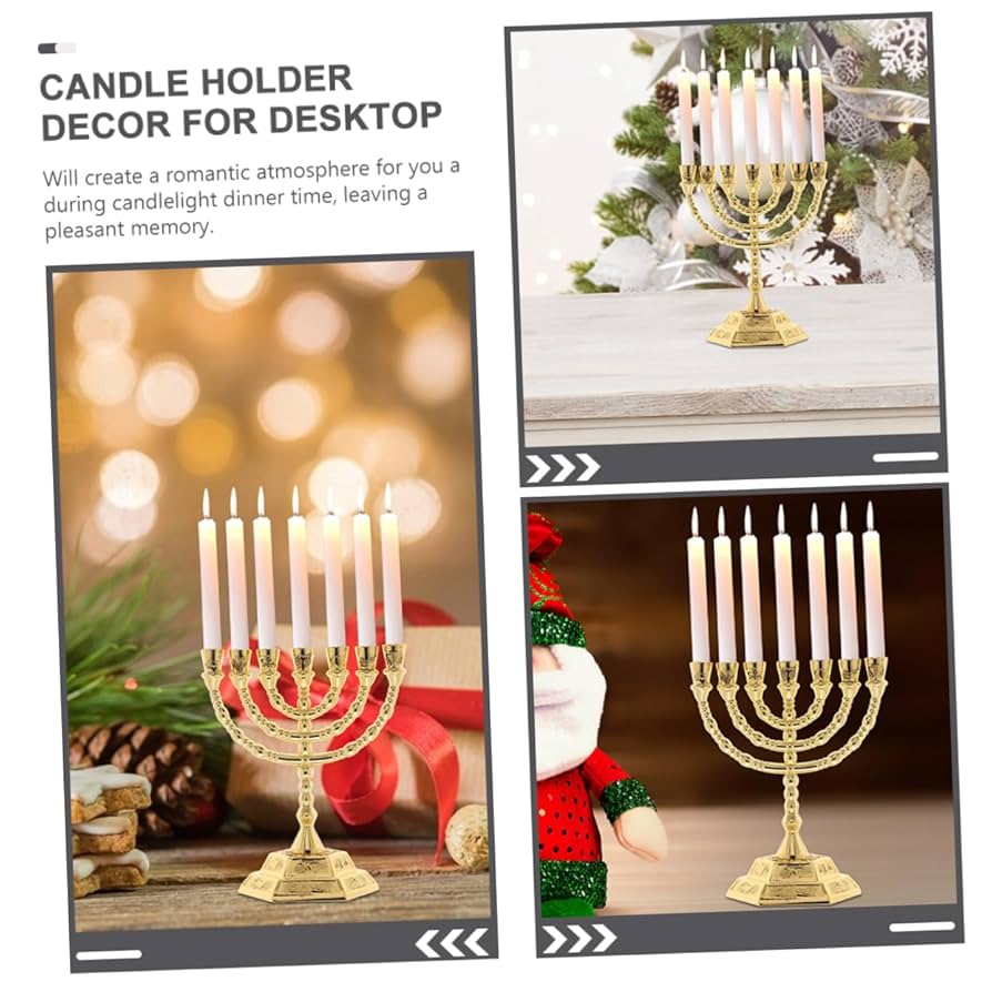 Amazon｜Cabilock ローソク足7本 本枝の燭台のキャンドル