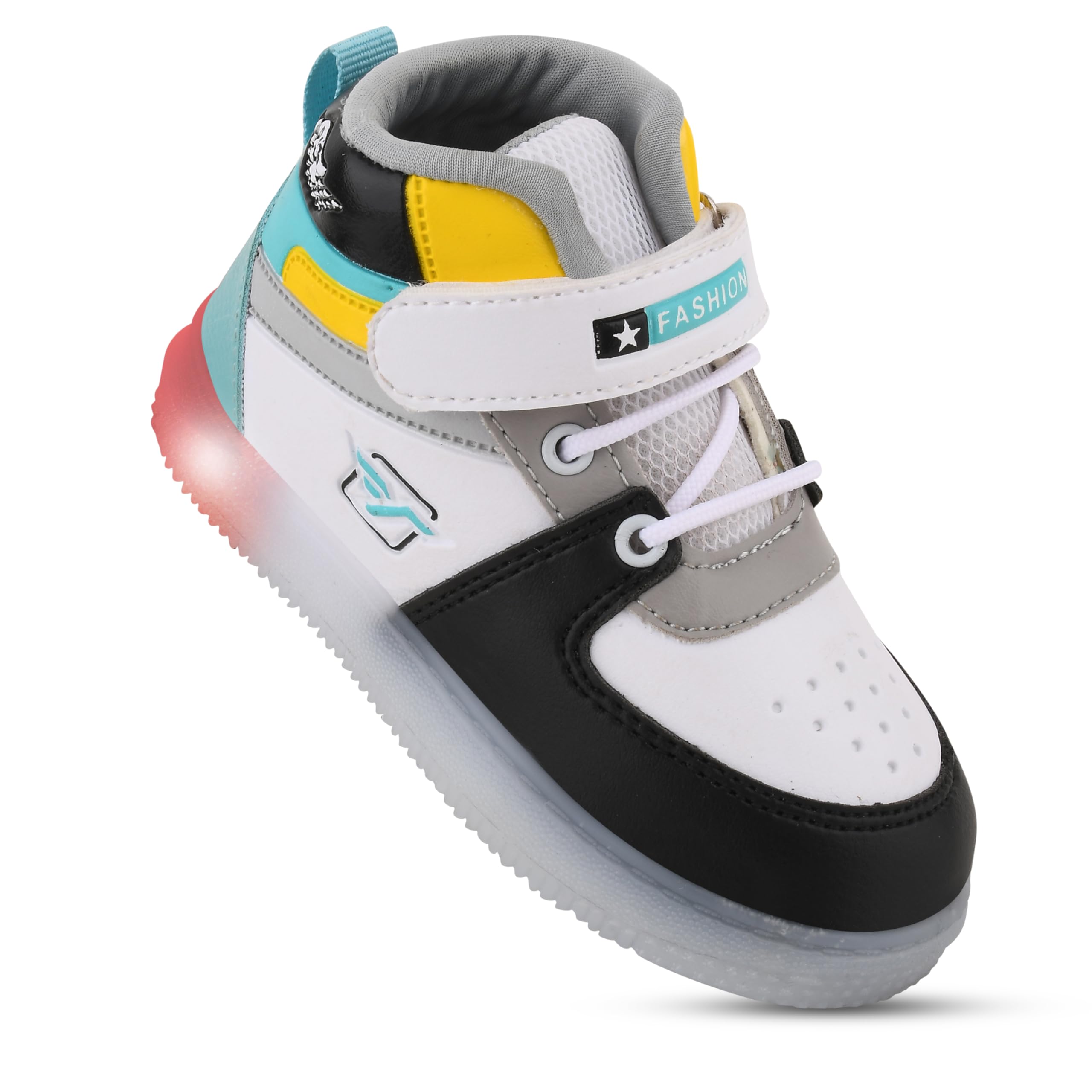 TRZ Light Shoes Premium Kids Shoes Tejas-2 Grey-Aqua-1 (B0CJBXGHM9) Amazon Price History, Amazon Price Tracker