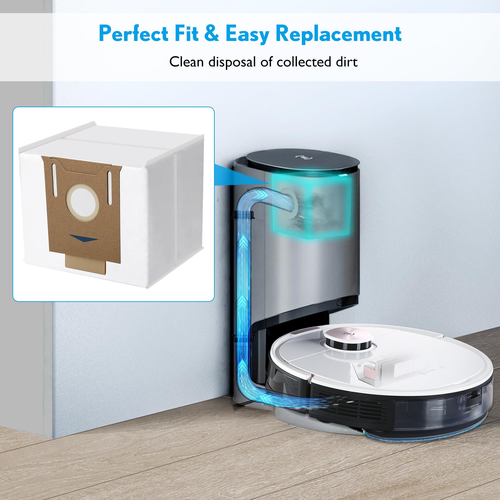 Zubehör Set, Ersatzteile Kit für Ecovacs Deebot N8, N8 Plus, N8 Pro, N8