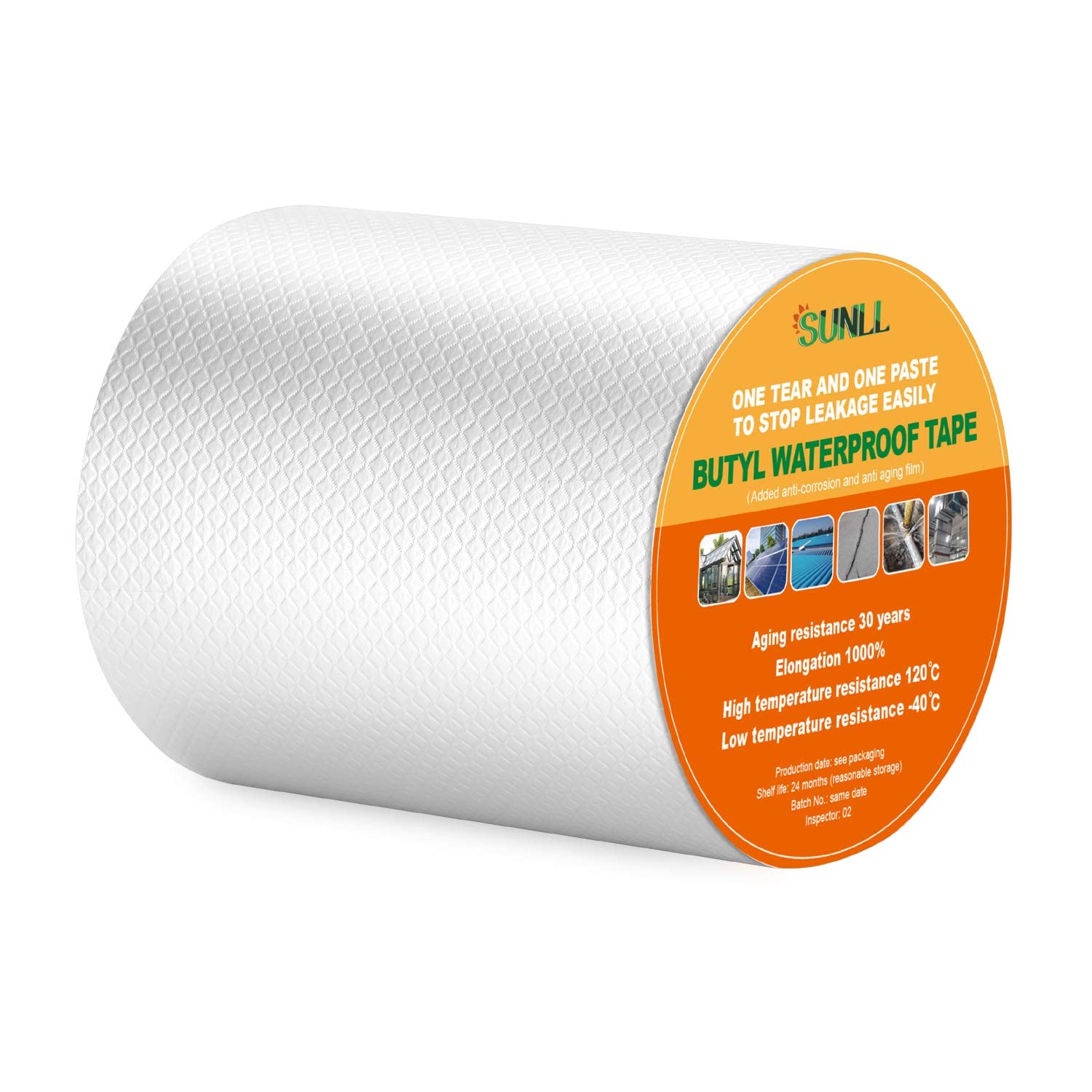 Kixre Super Waterproof Tape, No Worries Permanent Aluminum Butyl Tape, Excellently Stop Leak Duct Sealant, All Weather Patch, UV Resistant for Gutter, Pipes, Chimney, Roof, Boat,Tent (6in X16ft) (B09Y6BML13) Amazon Price History, Amazon Price Tracker