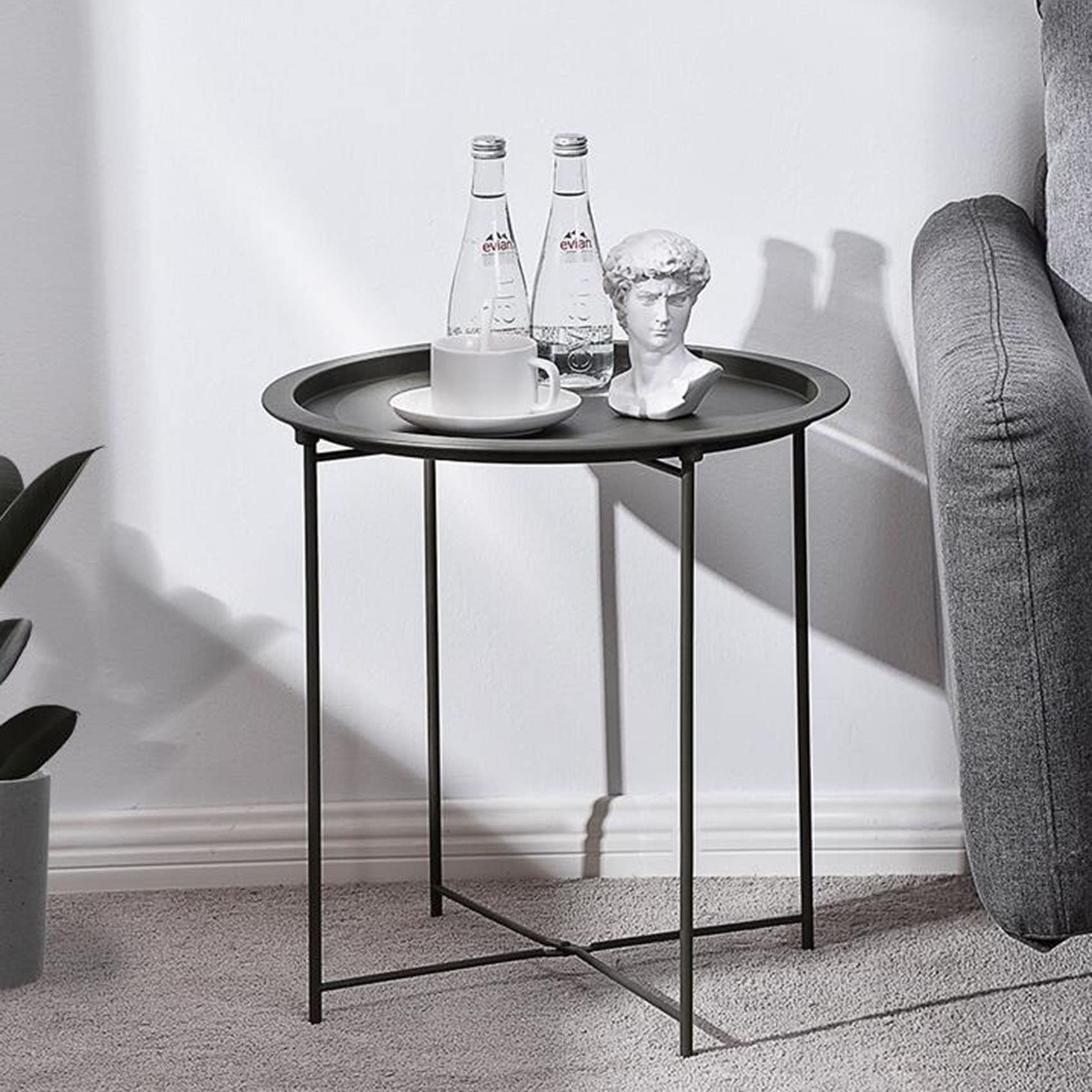 Side Table Runder Beistelltisch, Outdoor Garten Bei Produktbild-Vorschau 9