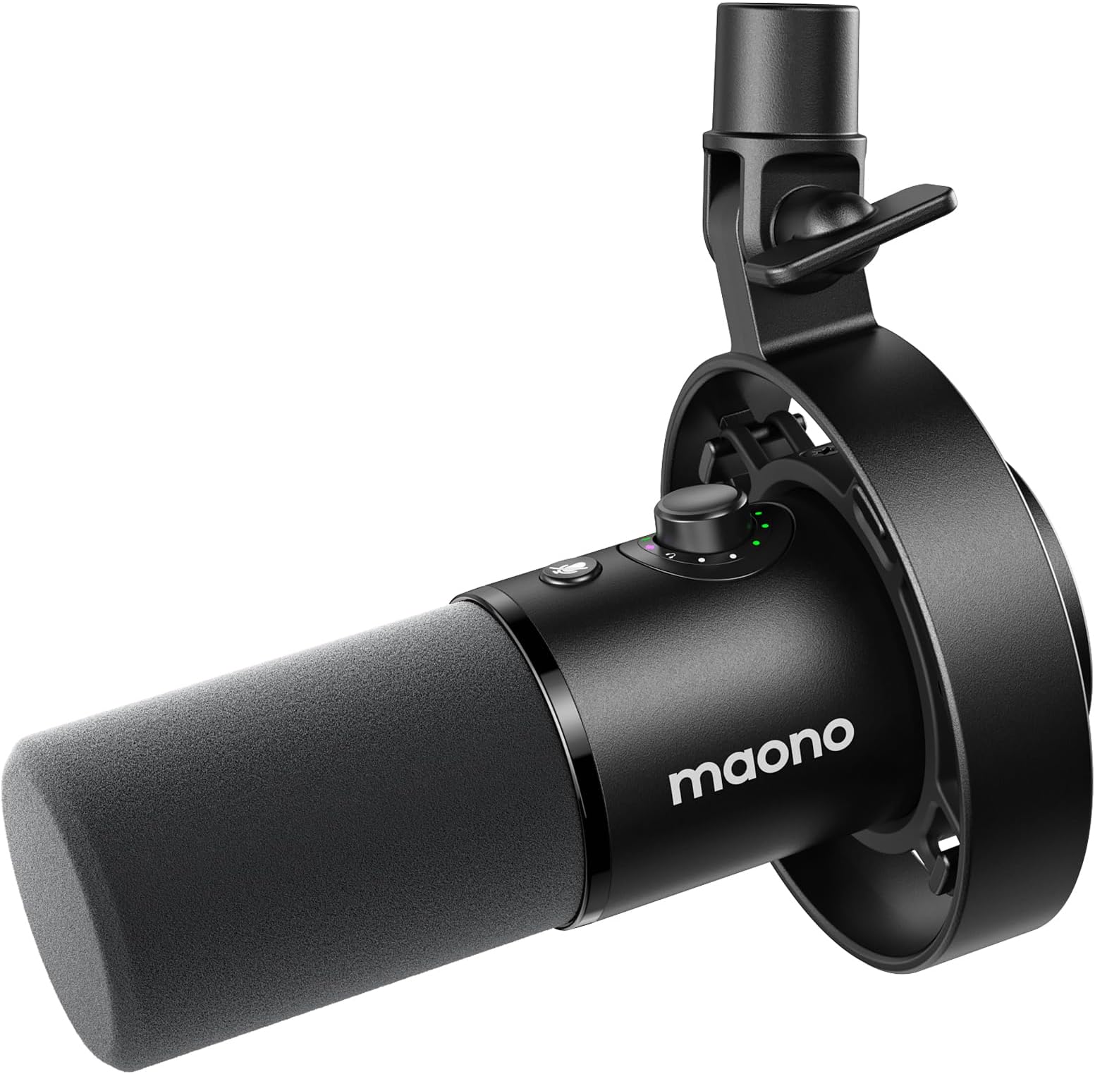 Dynamic Microphone-XLR USB Podcast Recording Mic: for Vocal Recording, Content Creation, Home Studio, Voiceover, with 192kHz/24bit, Noise Reduction, Mic Gain, Monitoring, Mute (PD300X)