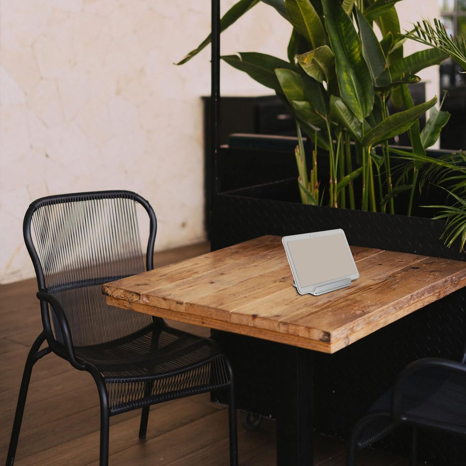 Cabilock Aluminum Alloy Laptop Stand Vertical Dual Slot Holder Portable Desktop Rack Tablet Vertical Dock Space-Saving Base for Office and Home Use