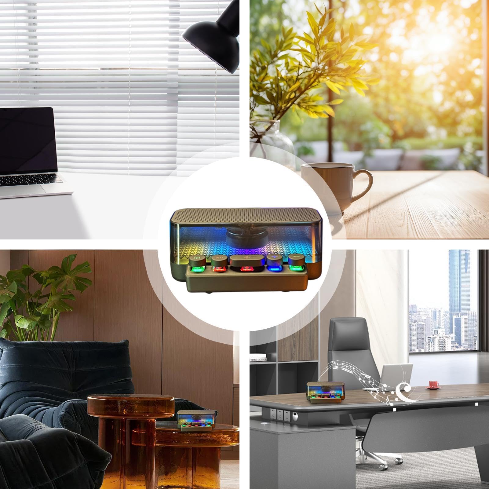 altoparlante wireless, altoparlante wireless Altoparlante portatile per | Desktop Keyboard Bass Music Player con per casa esterna, ornamento da tavolo