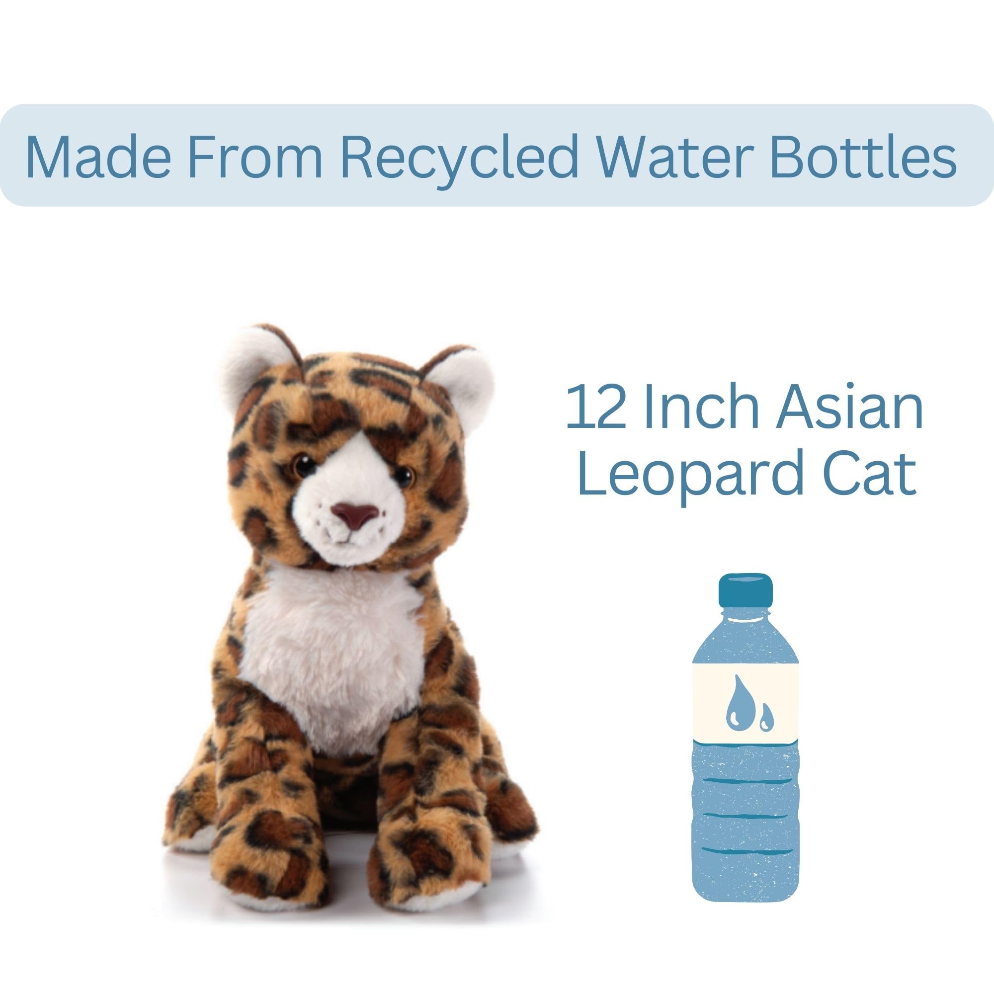 Amazon.com: The Petting Zoo Asian Leopard Cat Stuffed Animal