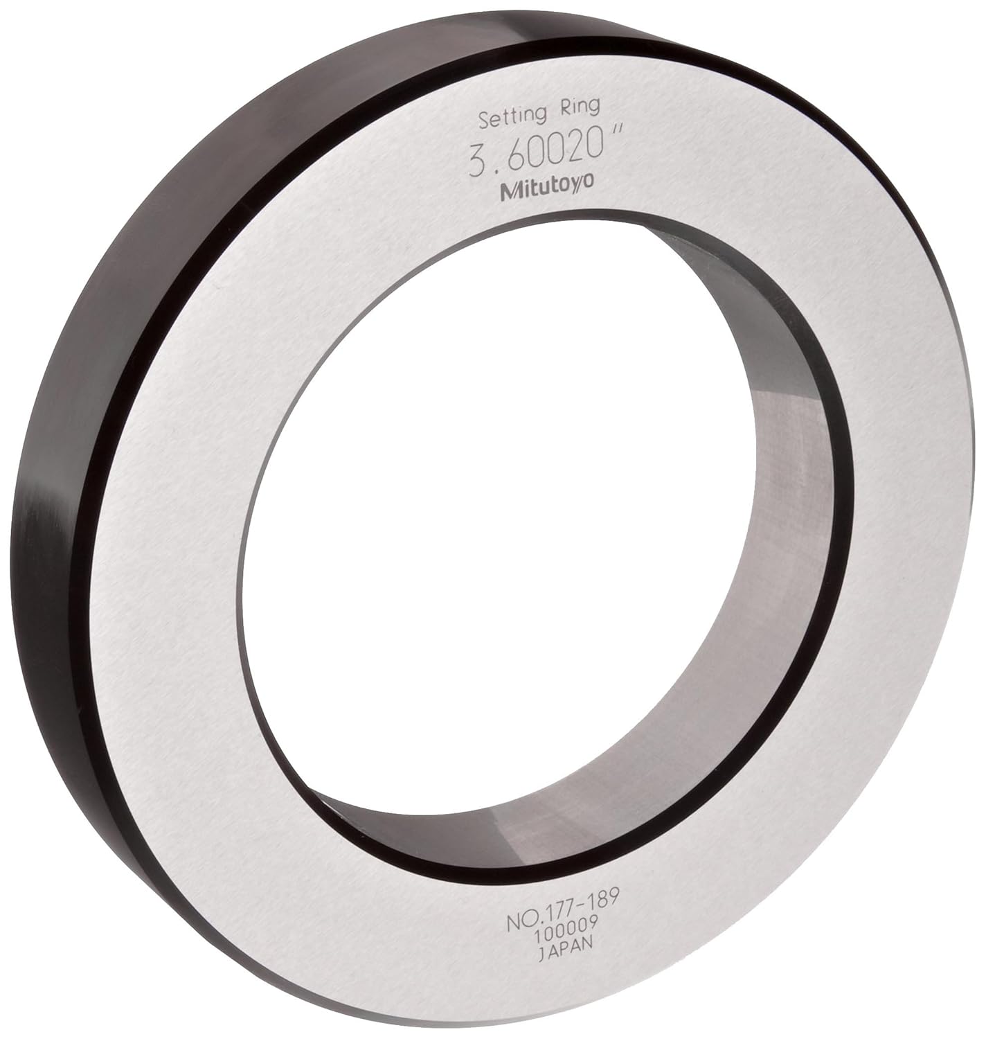 Mitutoyo 177189 Setting Ring, 3.6" Size, 0.98" Width, 5.51" Outside
