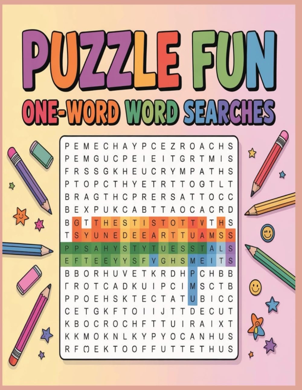 Puzzle Fun One-Word Word Search: 100 Quick Brain Games for Relaxation, Memory Boosting, and Everyday Enjoyment