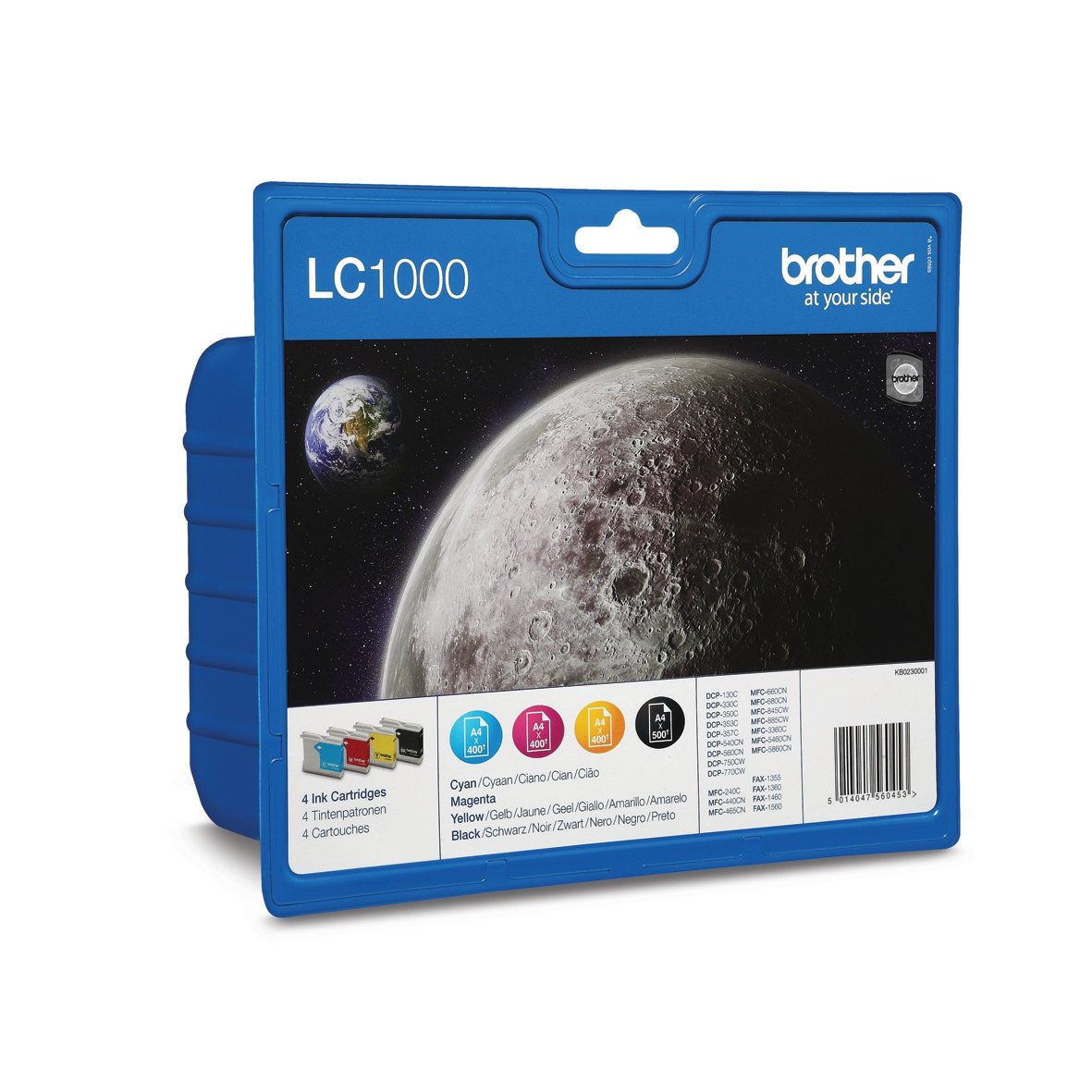 Brother LC1000M Cartuccia Inchiostro Originale Magenta – Fino A 400 Pagine, Per Stampanti DCP/MFC/FAX Serie