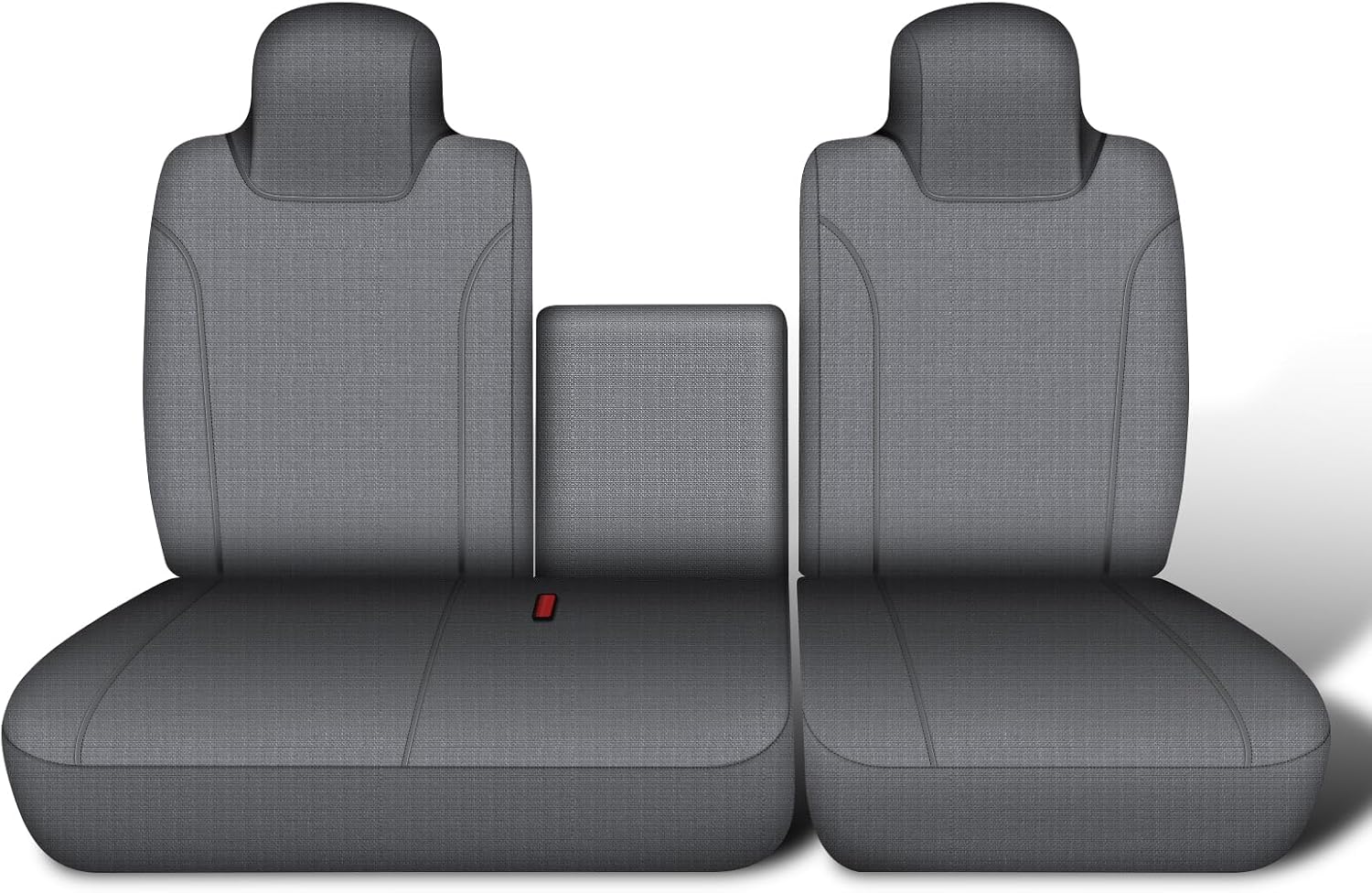 Custom-Fit Front Seat Cover for 2006-2025 Isuzu NPR, Premium Automotive Bucket Seat Cover with Molded Headrests, Airbag Compatible, Quick Setup Interior Cover for 2006-2025 Isuzu NPR