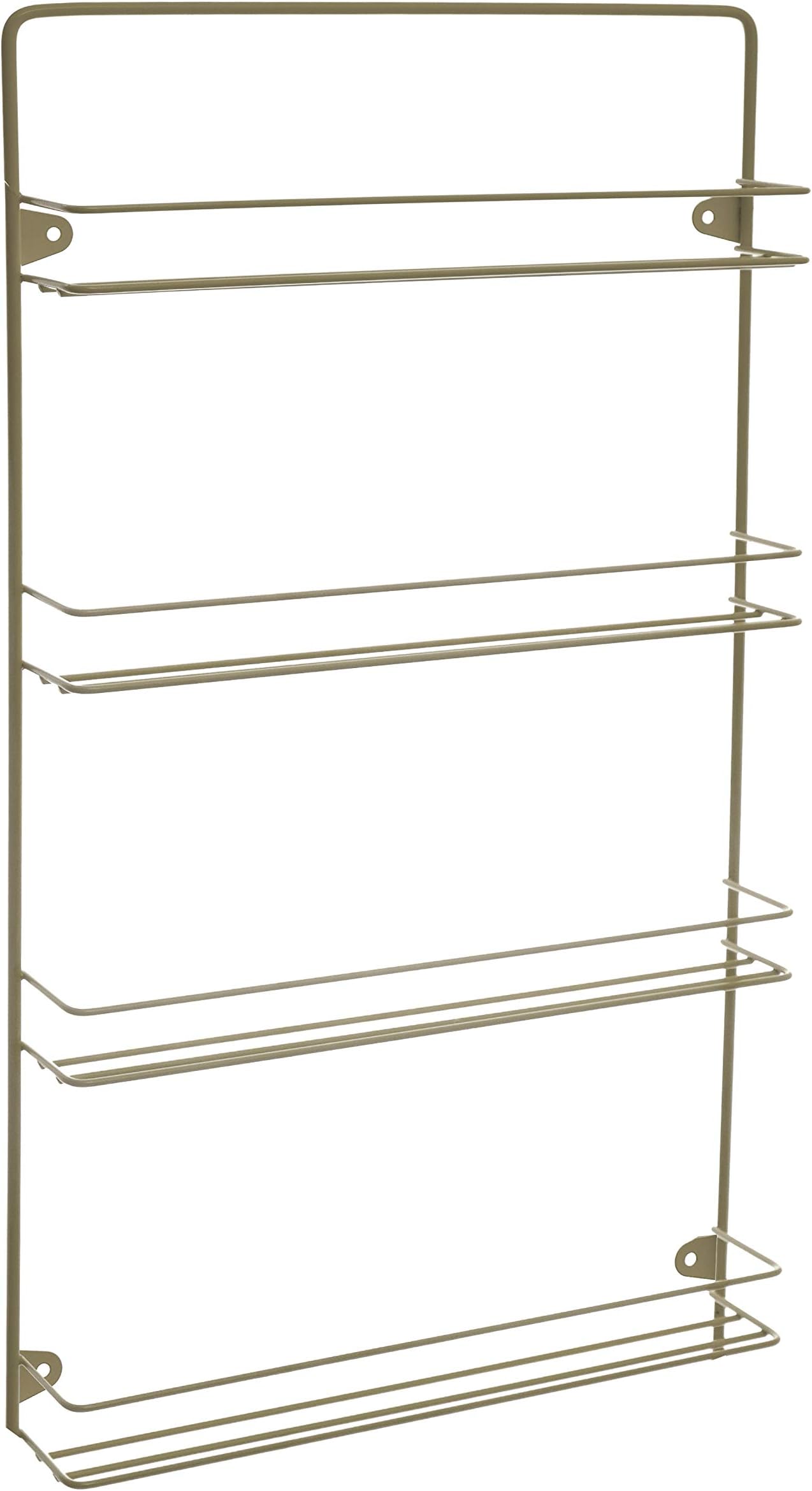 Customize Your British Spice Rack With Colour And Size To Suit Your Kitchen (4 Tier, Grey)