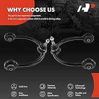 Vista 6 de A-Premium 2 brazos de control superiores delanteros con rótula y buje, compatibles con Jeep Grand Cherokee 2005-2010, Commander 2006-2010