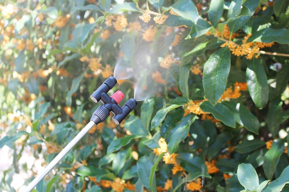 Amazon | マルハチ産業 蓄圧式噴霧器 4L ハイパー 1段2頭口+延長