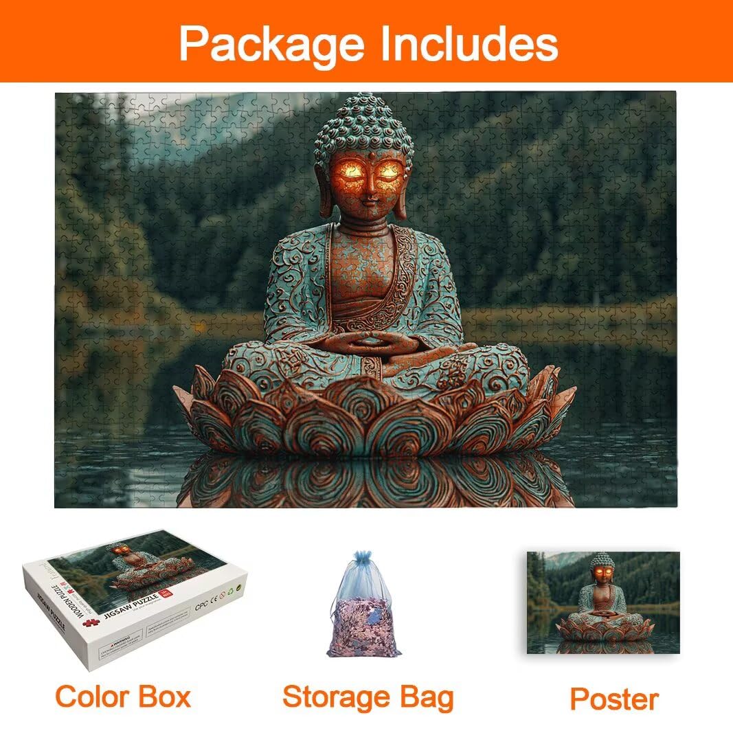 Puzzle 1000 Pezzi, Puzzle Zen, Misura: 70x50cm, Regalo Donna/Uomo -8379