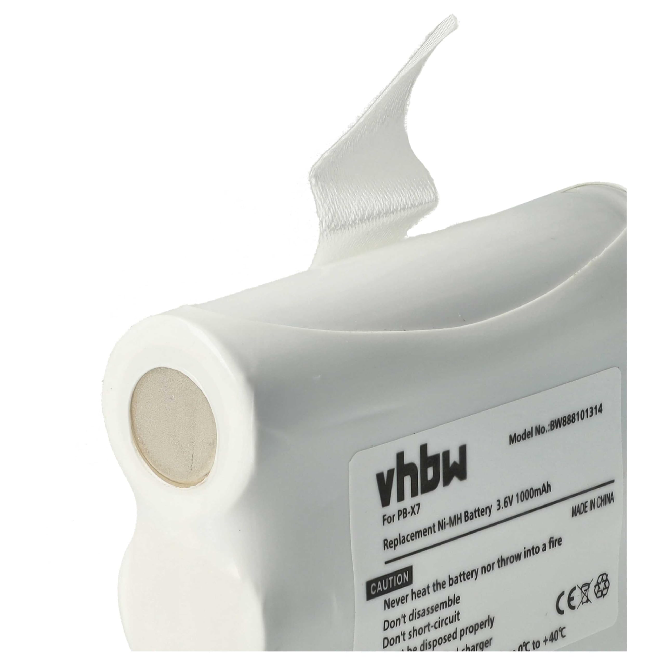 vhbw 2x batteria sostituisce Midland PB-X7 per radio (1000mAh, 3,6V, NiMH)