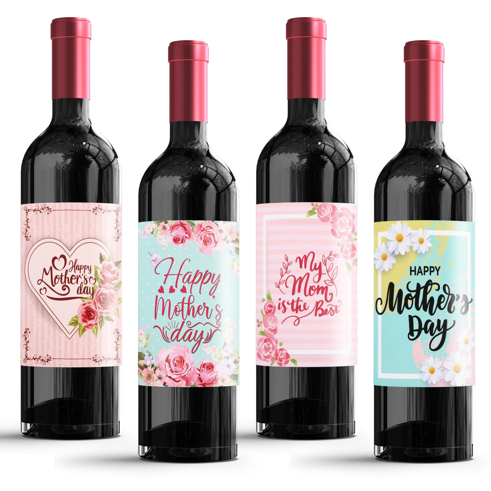 Etiquetas Personalizadas Para Garrafas De Vinho De Casamento - Adesivos Decorativos Para Noivado
