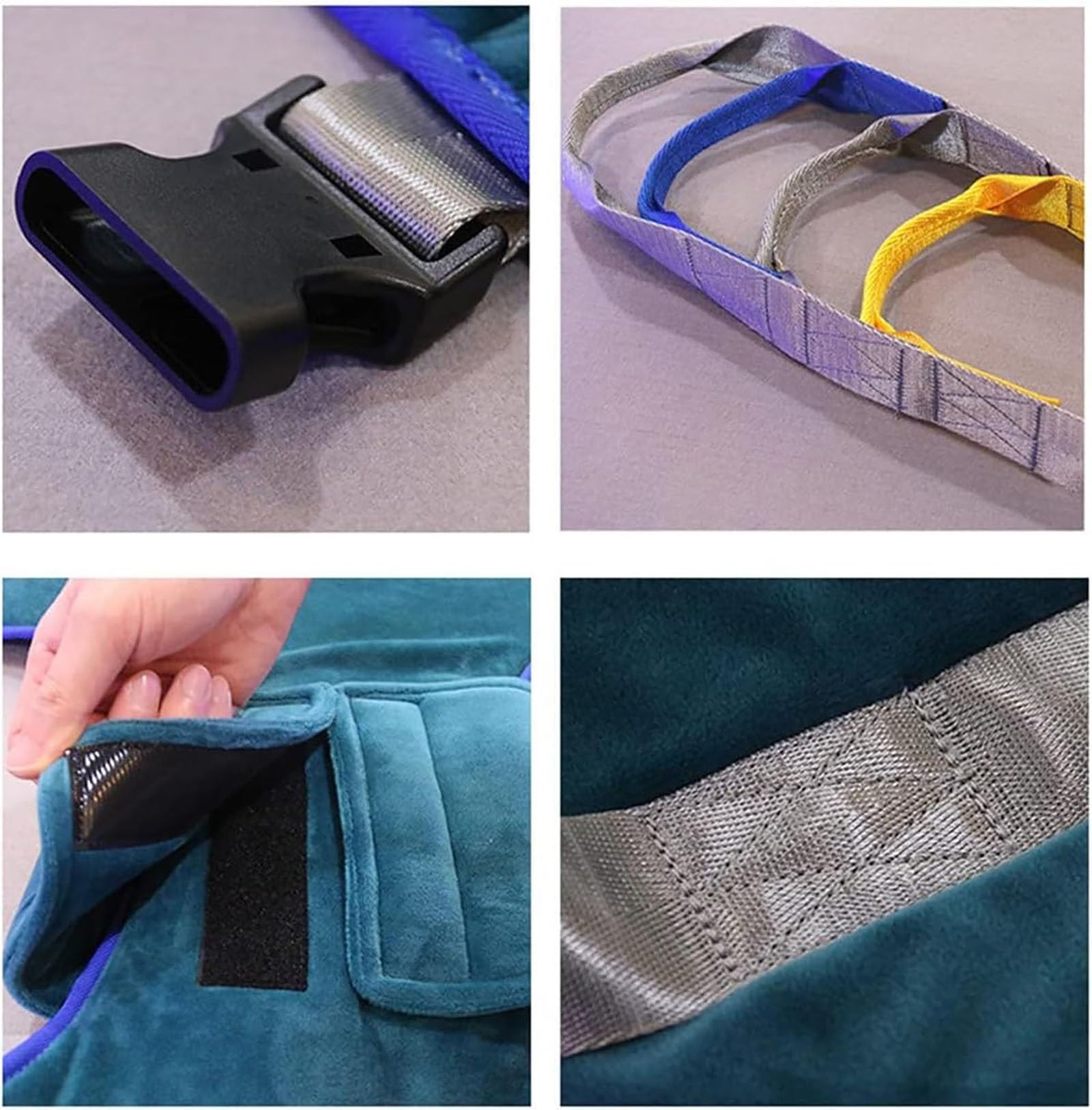 Arnés de cuerpo completo para pacientes Cinturón para todo el cuerpo, soporte para piernas, bipedestador, para ancianos, cabestrillo para piernas dividido, elevador bariátrico para minusválidos. (Siz