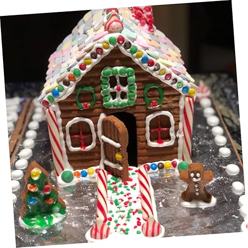 Miniatura 3 de 3 plantillas de Navidad, molde de pastel de hombre de jengibre, molde de casa de Navidad, moldes de casa de jengibre, moldes de silicona para