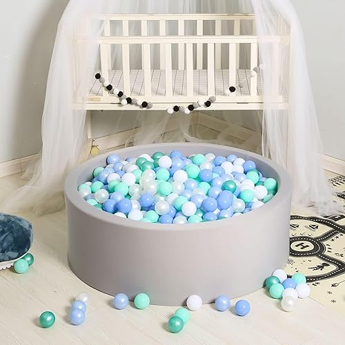 Miniatura 5 de GOGOSO Pelotas para Piscinas de Pelotas para Niños Pequeños Paquete de 50 100 200 Pelotas de Plástico con Forma sin Ftalatos sin BPA No Tóxicas de