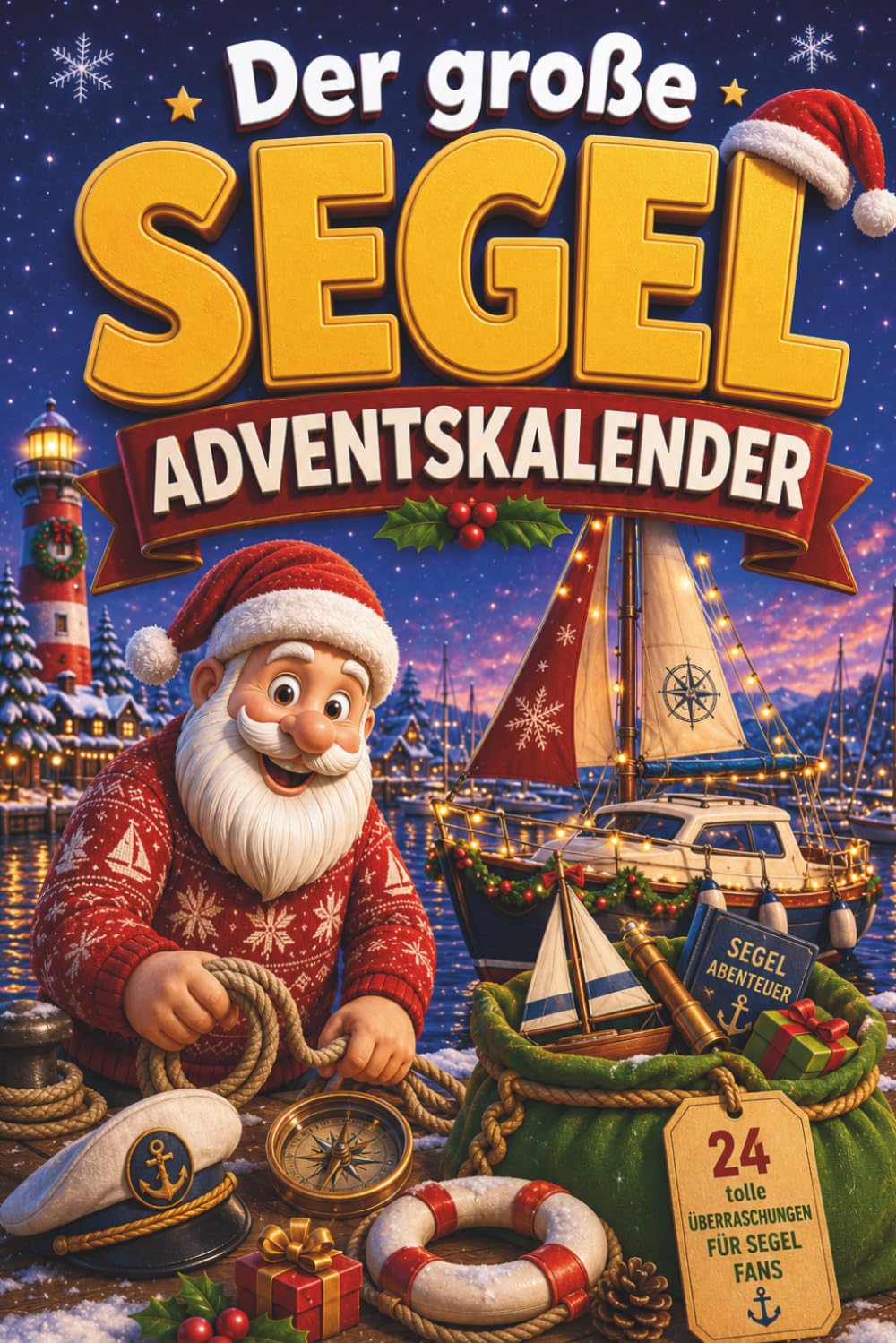Der große Segel-Adventskalender: 24 Tage voller Rätsel, Fakten, Quiz & Mitmachseiten als Geschenk für Segler