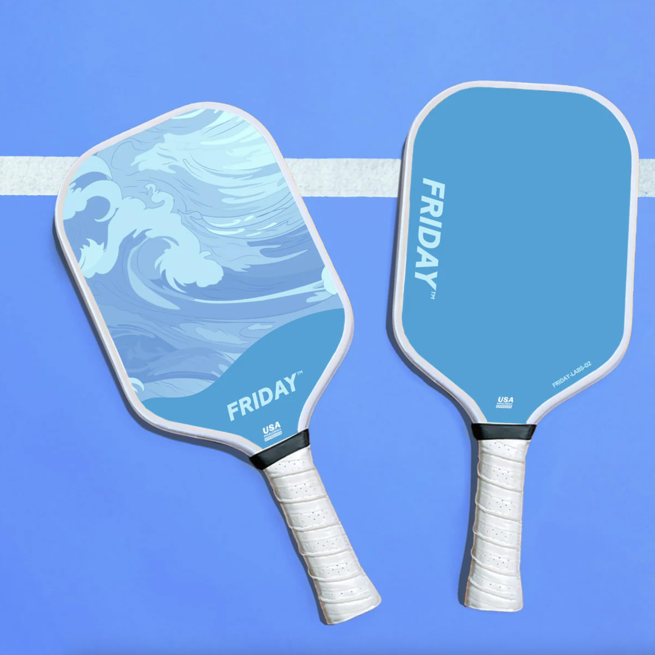 Friday Pickleball Paddle, USA Pickleball Approved, Durable Carbon Fiber, Thermoformed Unibody Design, Honeycomb Core, Gritty Surface For Spin (1 Paddle, Sunset Noir), Paddles - Canada