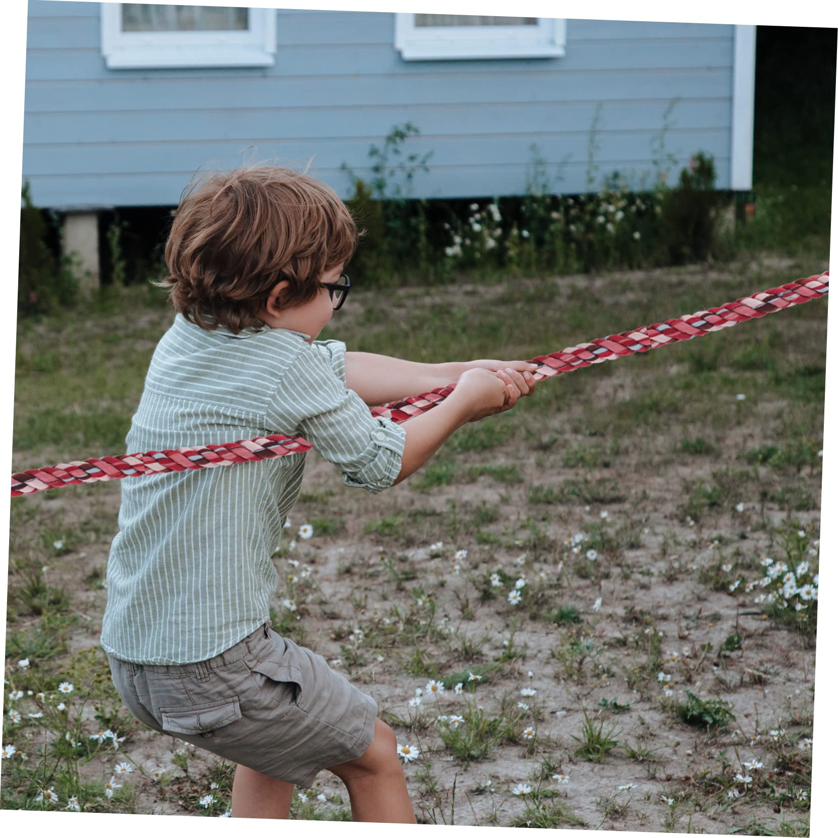 Toyvian Corda Set Resistente Fune alla Tiro per Cotone All'usura in Design Creativo e Pratico Adatta Giochi per Famiglie e Feste All'aperto
