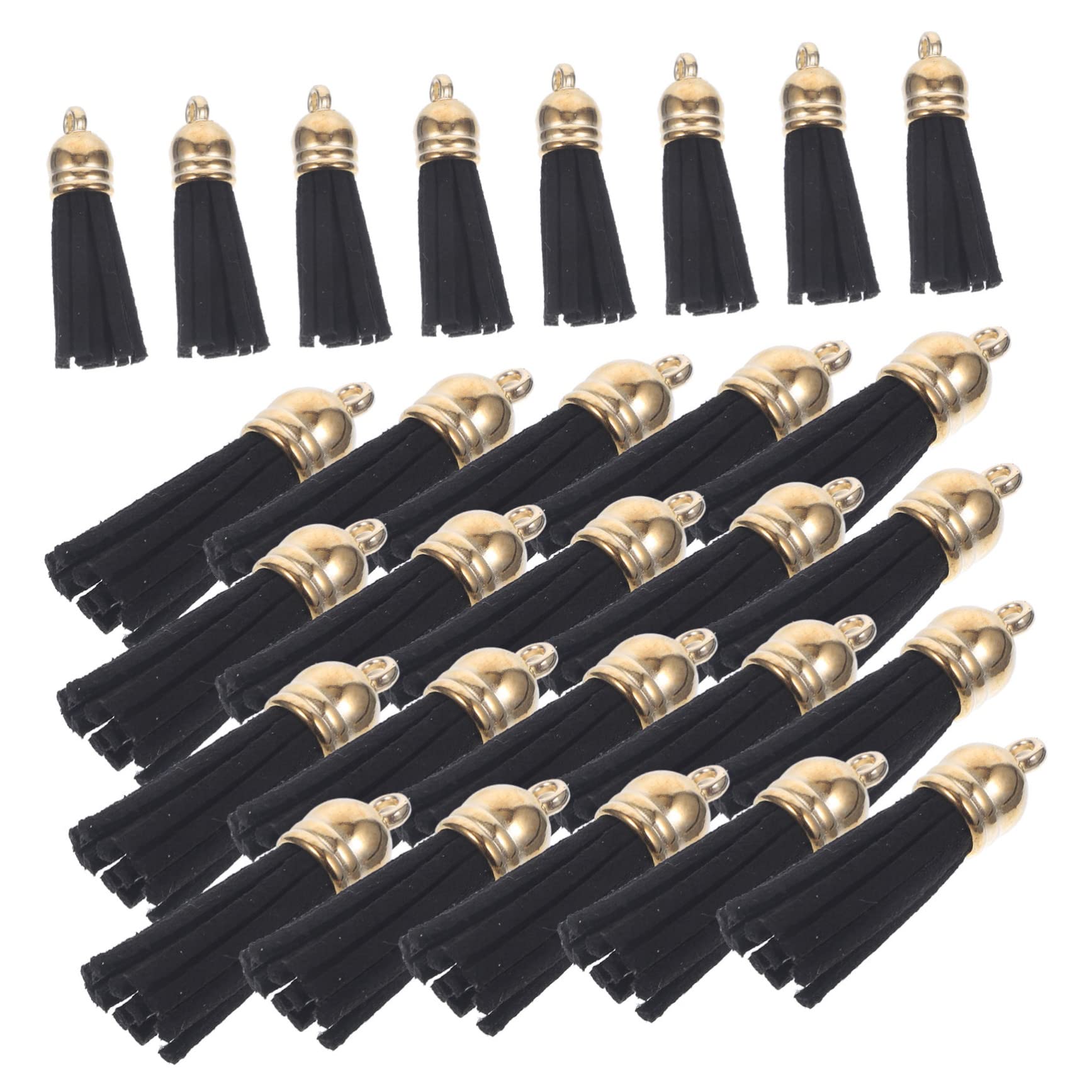 TEHAUX 300 Pz Nappe In Pelle gioielli sfusi piccoli accessori Gadget per auto bracciali fai da te accessori scuola arredamento portachiavi nappa decorazioni con piccole nappe lega