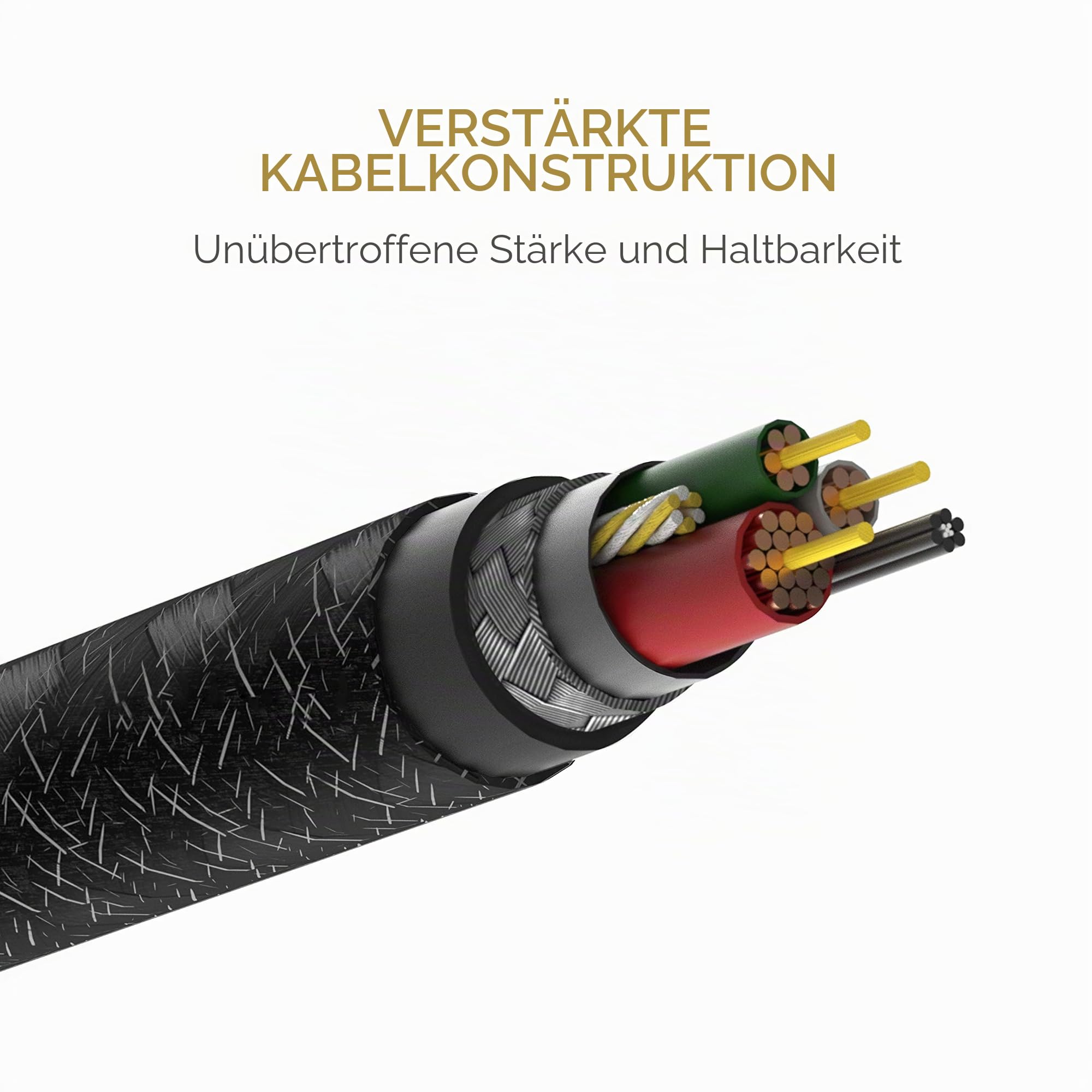 Native Union Belt Cable Universal - 2m (6,5 ft) Langes, Ultrastarkes, [MFi-Zertifiziert], Verstärktes Ladekabel mit 3-in-1 Adapter für Lightning-, USB-C- und Micro-USB-Geräte (Cosmos)