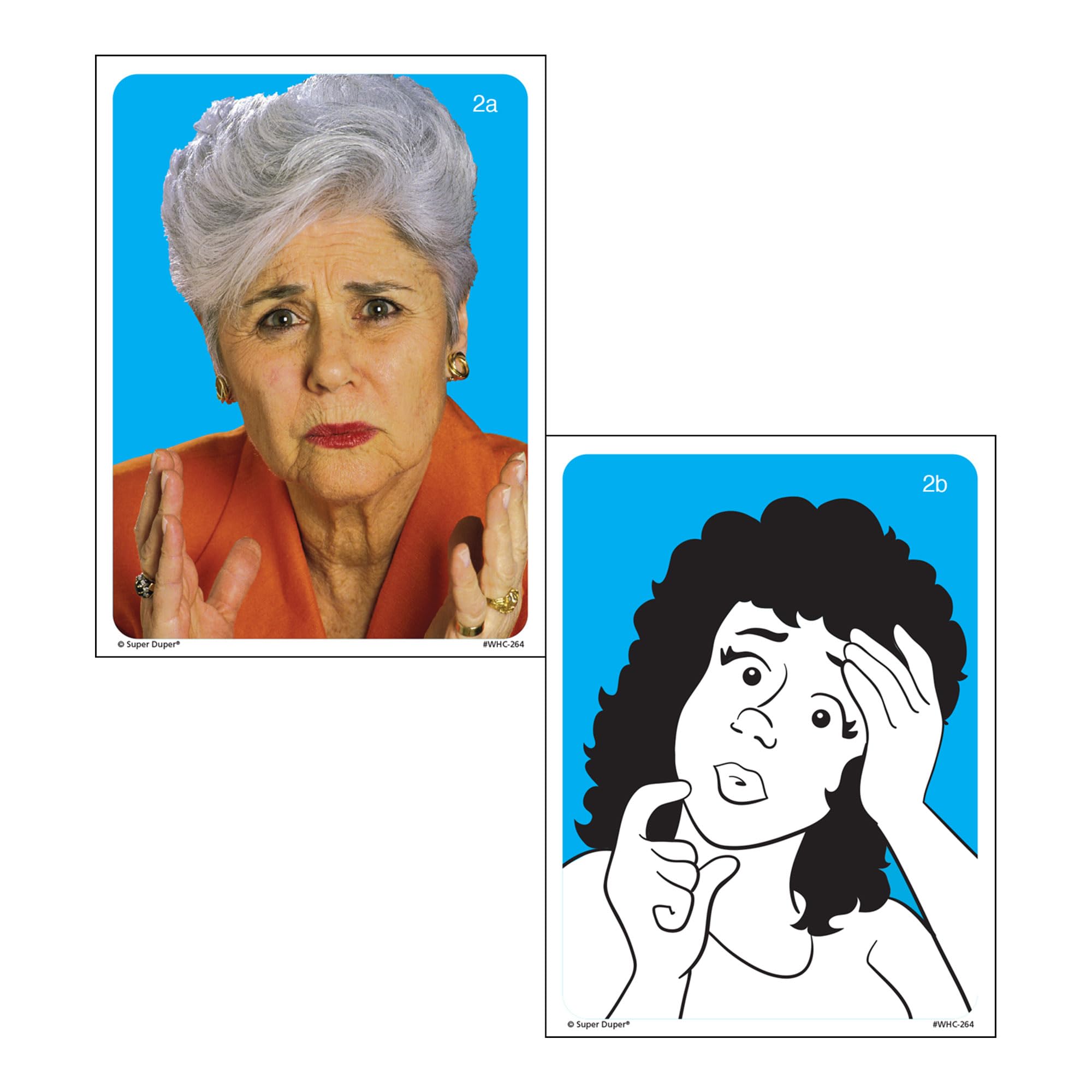 Webber Photo Cards Emotions - 264 Social Emotional Learning Cards For Kids With Mirrors