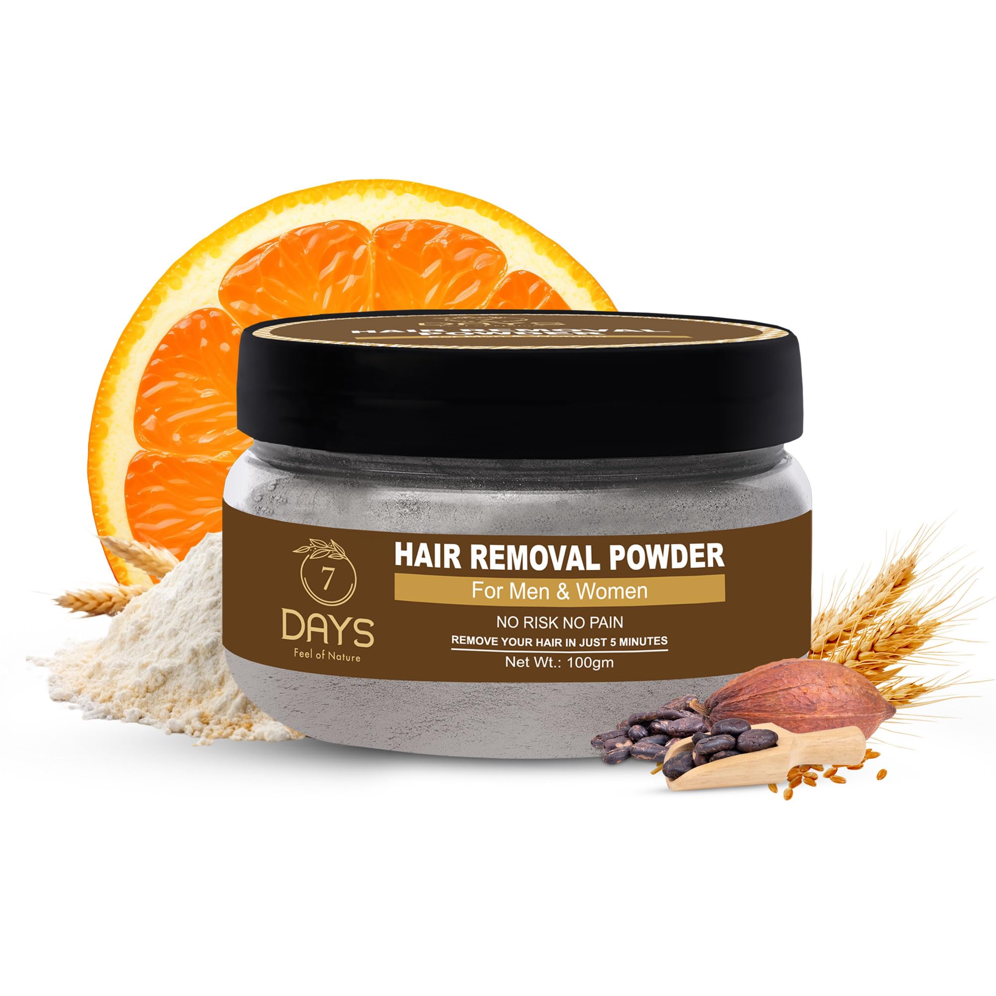 7 DAYS Pure Hair Removal Powder Three in one Use For Powder D-Tan Skin, Removing Hair Cream for women 100 gm (Pack of 1) (B0CLHGBNPL) Amazon Price History, Amazon Price Tracker
