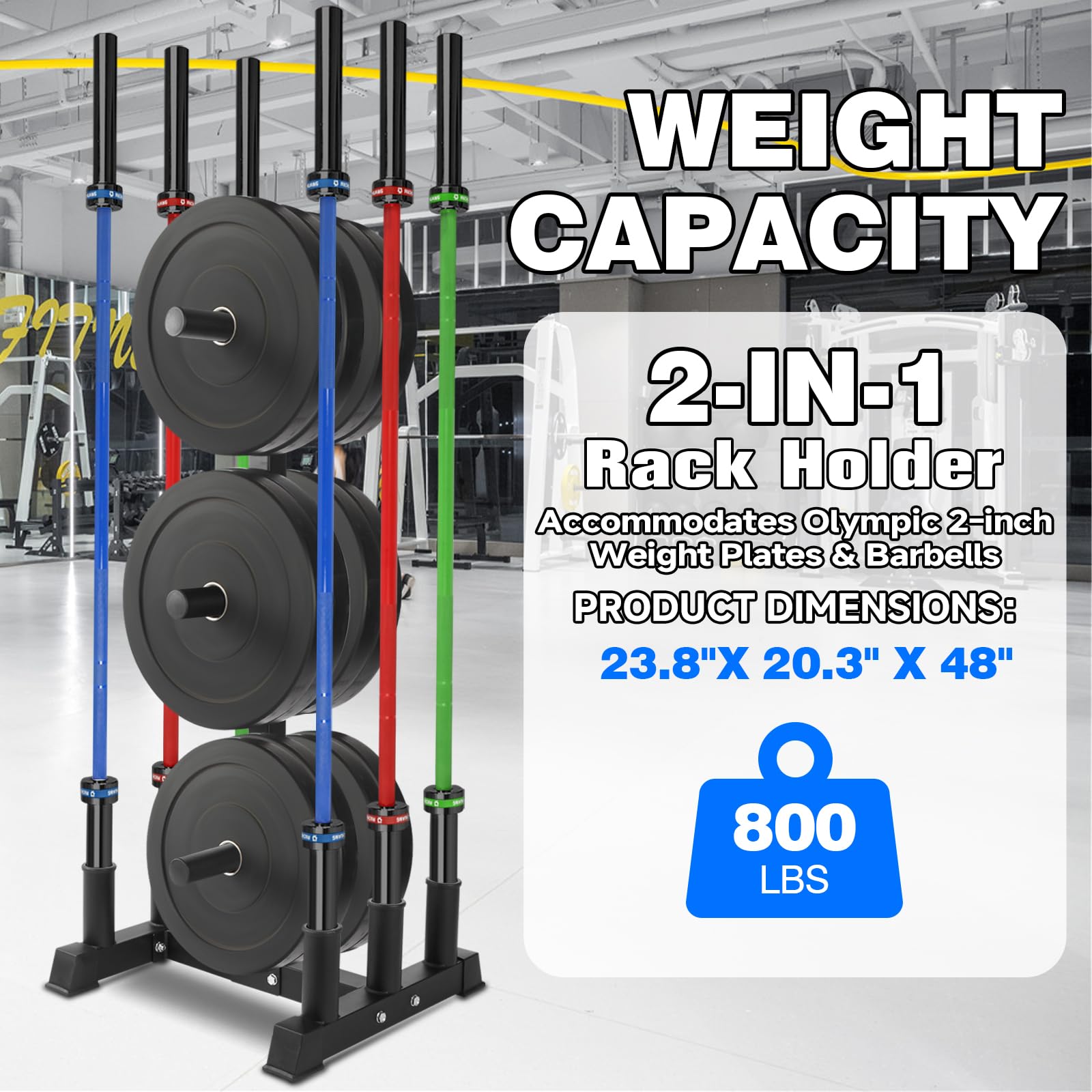 Olympic Weight Plate Rack, A Frame Weight Plate Tree Inch For