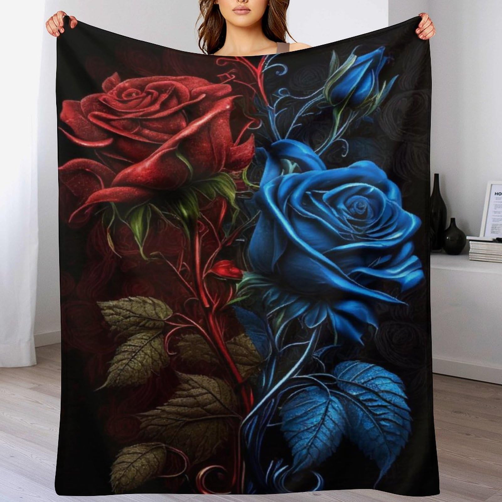 Manta de franela de 130x180 cm suave para sofá cama y cualquier estación del año