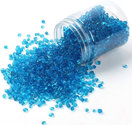 Miniatura 6 de Cristal reflectante de alto brillo, grava de cristal, piedras de cristal, piedras de cristal, cuentas de cristal para acuario y jardín, 0.118