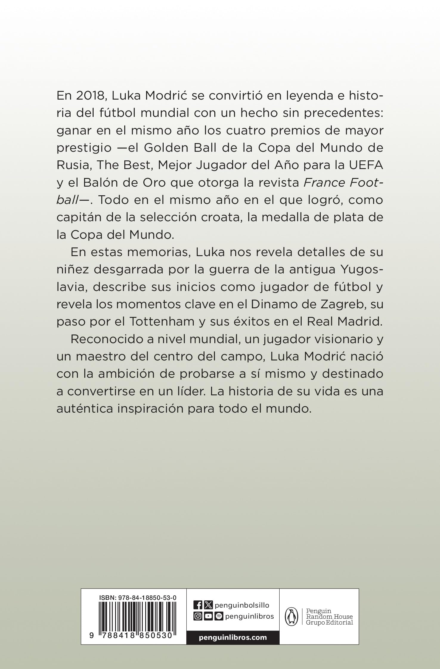 Mi partido. La autobiografía de Luka Modrić