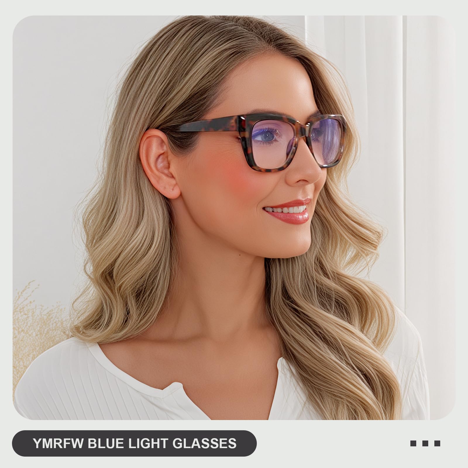 Quadratische Blaulicht-blockierende Brille für Damen und Herren, Retro-Brille, Computer-TV-Brille, Anti-Ermüdung