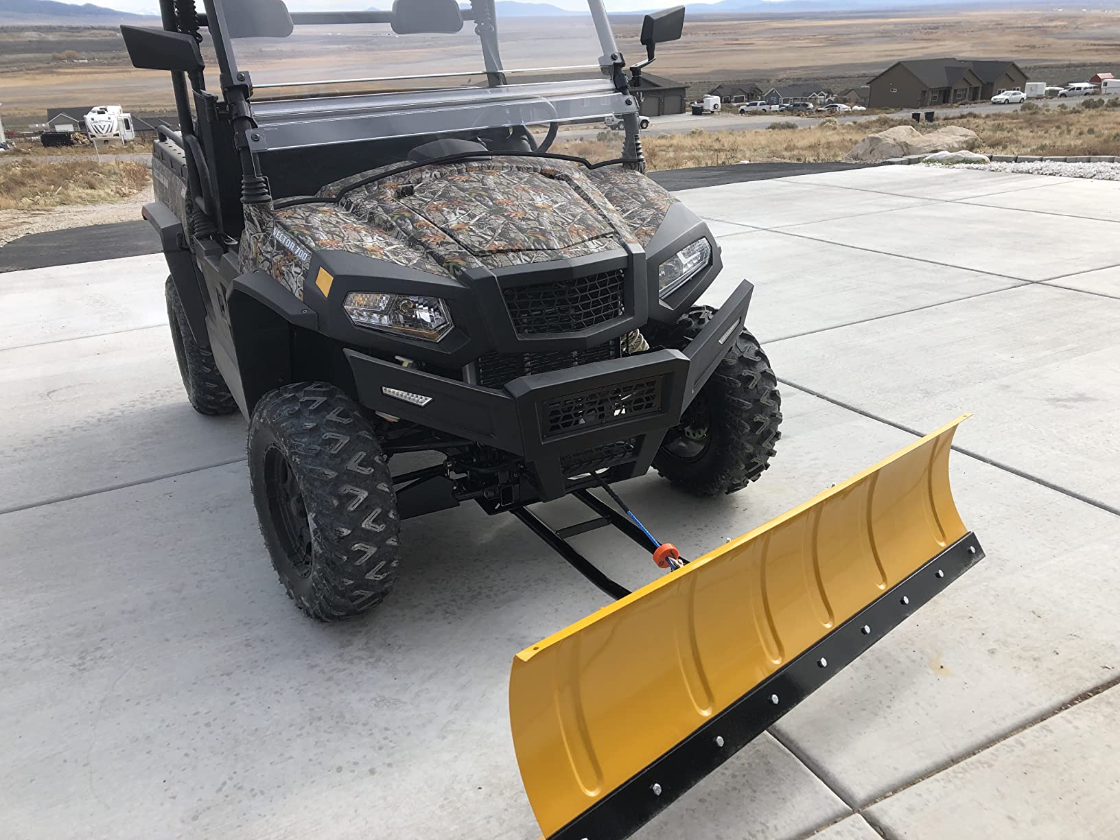 26/mo Finance Massimo Motor Snow Plow Blade Push Frame for UTV ATV