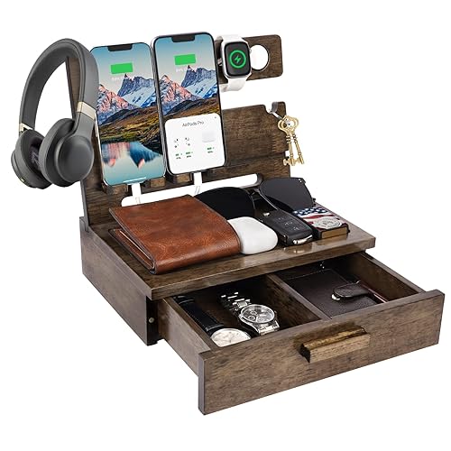 Gifts for Dad Christmas Xmas from Daughter Son, Wood Phone