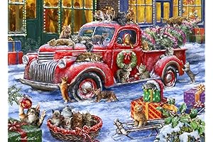 Charming Christmas Cards: A Feline-Filled Festive Greeting