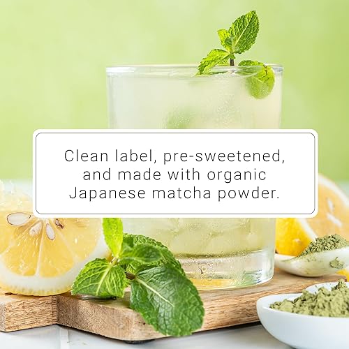 Miniatura 5 de Monin - Concentrado de té verde matcha, hecho con polvo matcha japonés orgánico, 40 mg de cafeína por porción, ideal para café con leche, limonadas