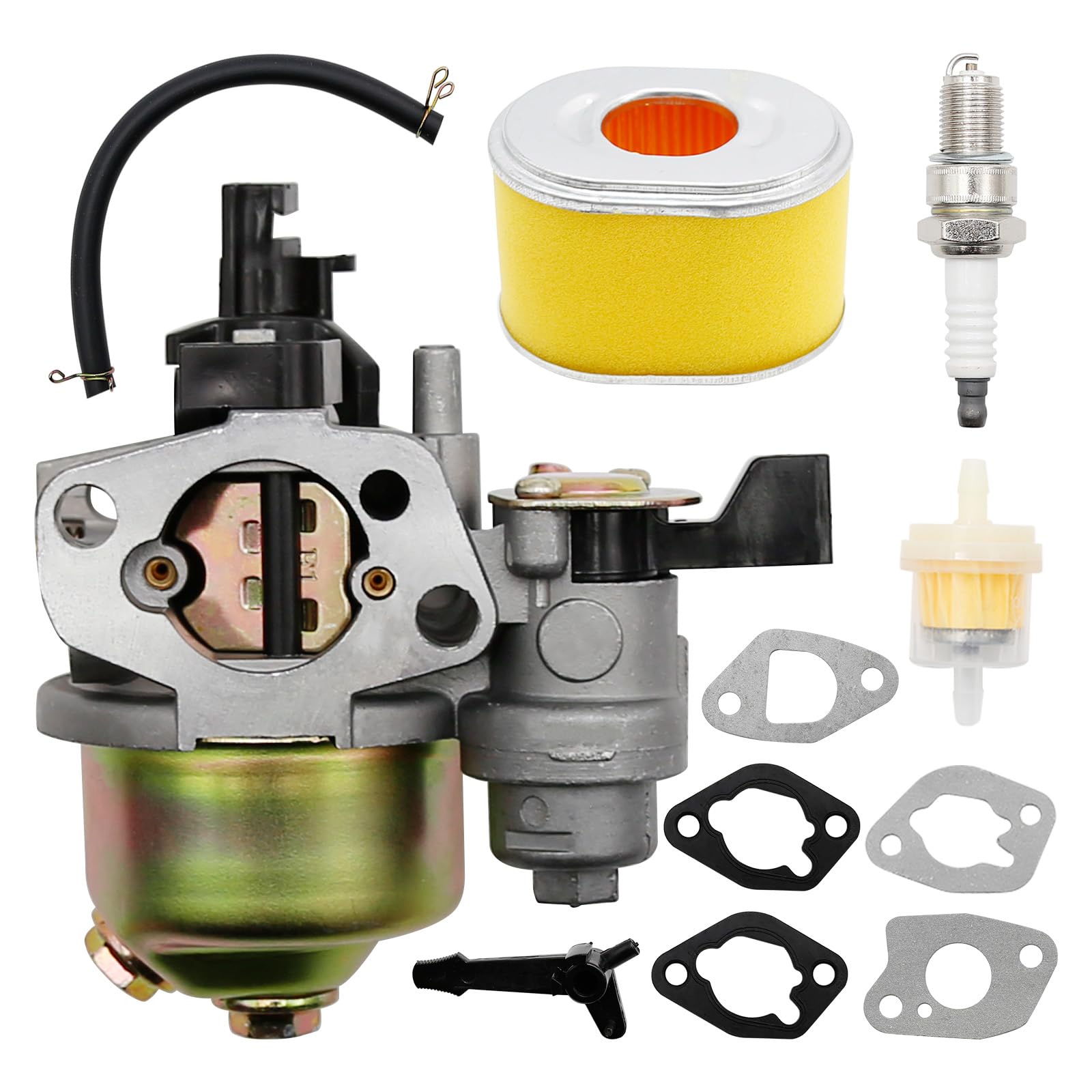 Carburetor Carb Kit Compatible with Baja Replacement for Massimo MB200 MB165 KT196 for 163cc 173cc 196cc 5.5HP 6.5HP Mini Bike Go Kart GX160 5.5HP GX200 Engine