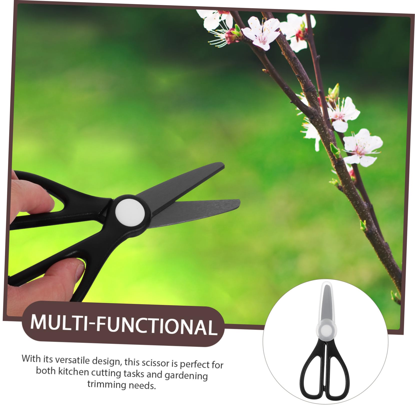ULTECHNOVO 5stücke Küchen Und Garten-schneideschere Multifunktionale Rostfreie Schere Mit Ergonomischem Griff Für Präzises Schneiden Küche Und Garten