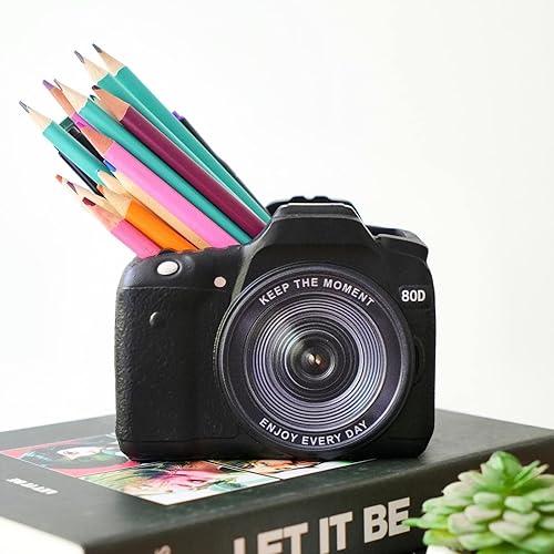 Miniatura 6 de Decoración de escritorio para cámara, regalo del día de San Valentín, soporte para brochas de maquillaje, soporte para brochas de maquillaje,