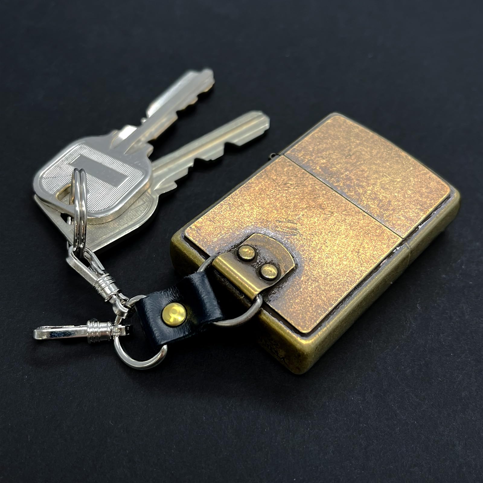 Amazon.co.jp: ジッポー(Zippo) ライター 防風 真鍮製 キーホルダー 