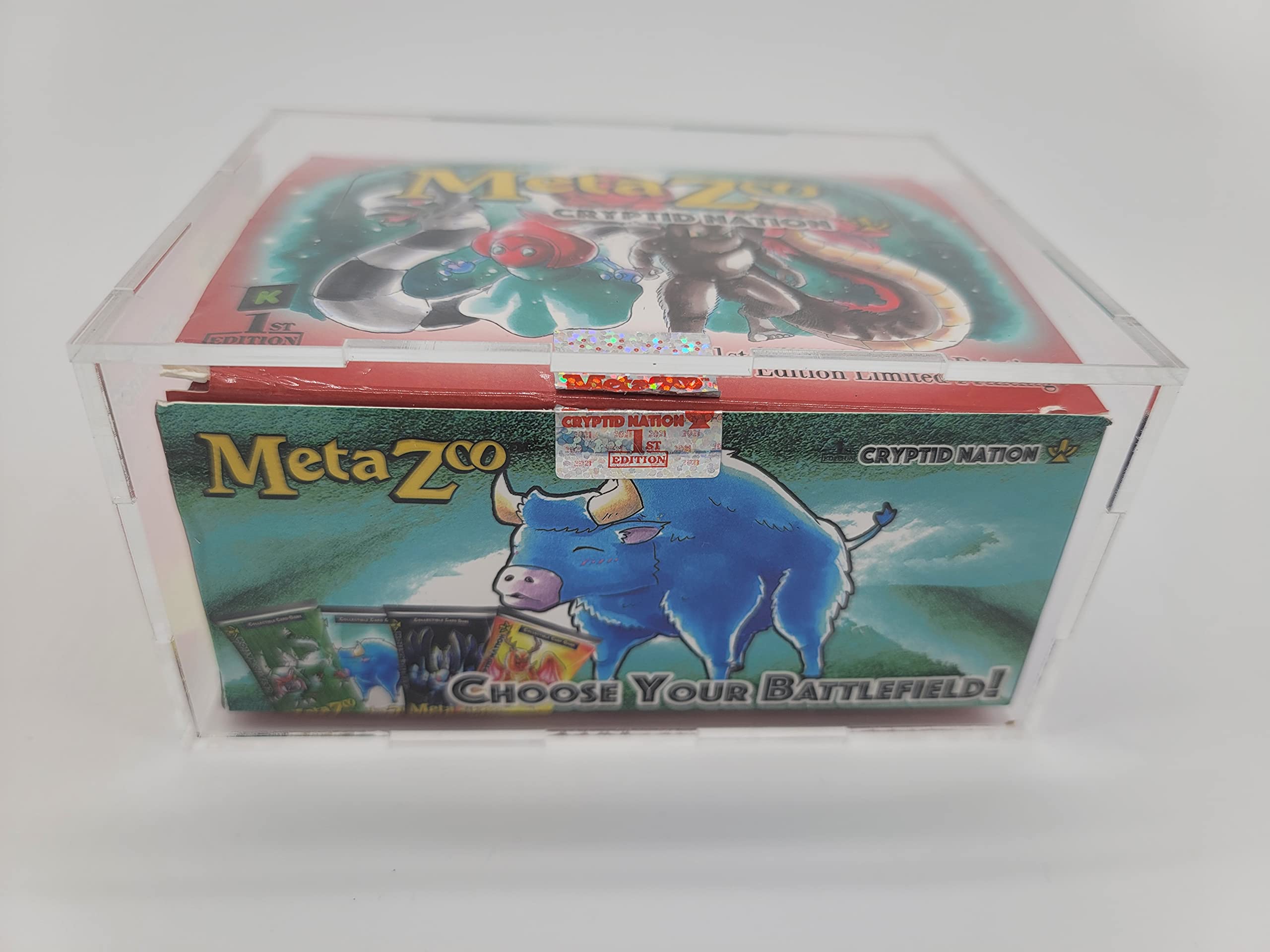 Meta Zoo Kickstarter version Acrylic Booster Box Display Case Box