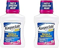 Vista 10 de Kaopectate Extra Strength Diarrea 8oz, líquido para aliviar el malestar estomacal, fórmula de subsalicilato de bismuto para apoyo digestivo integral