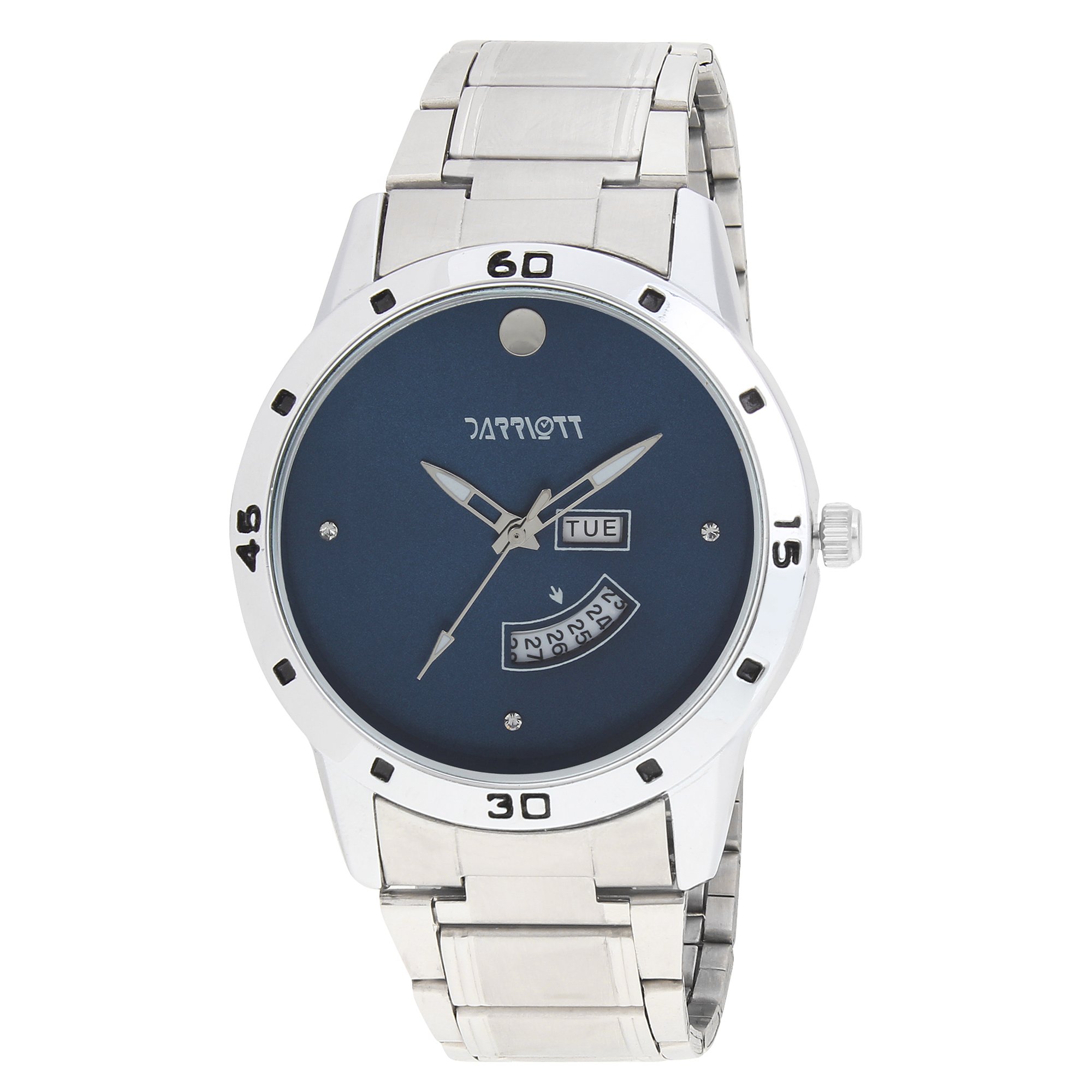 DARRIOTT Blue Dial Mens Watch|Boys Watch OLID08 (B07BW9B16N) Amazon Price History, Amazon Price Tracker