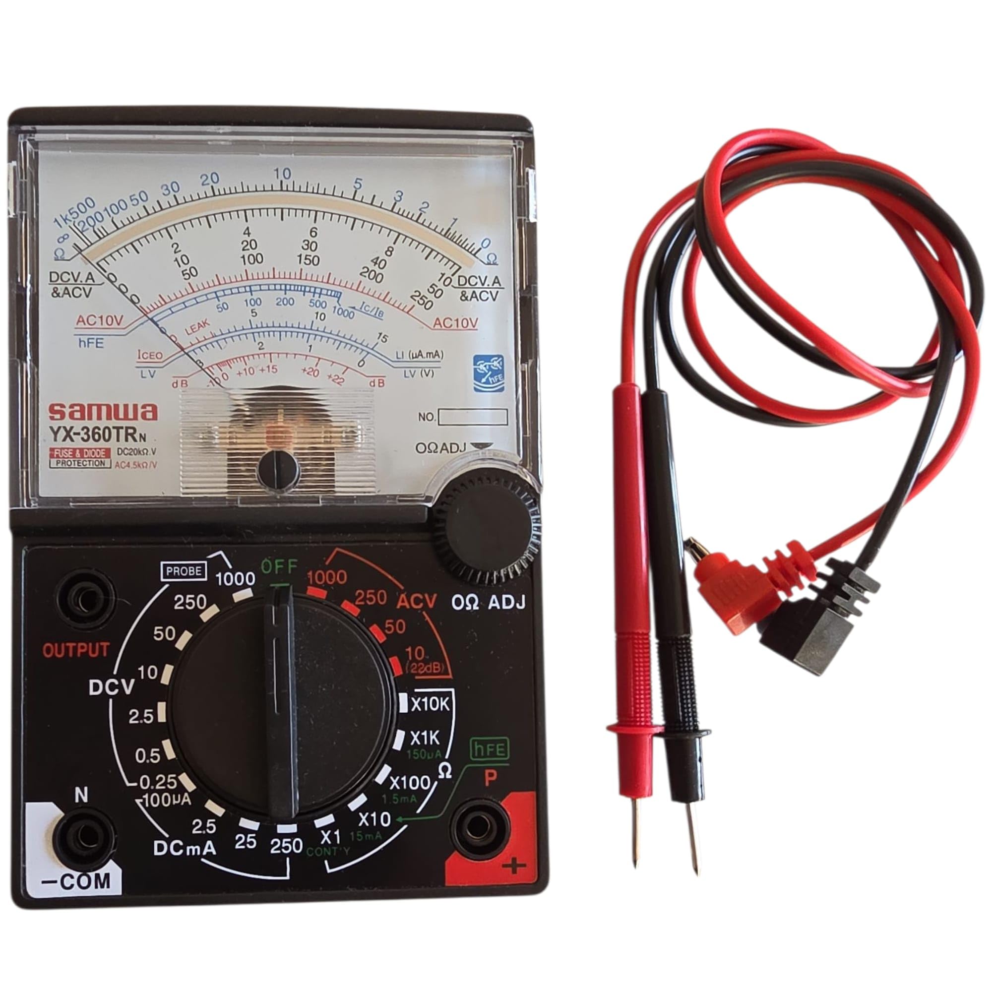 LaBlanc - Multimetro, Ohmmetro E Amperometro Multimetro Digitale XL830L 2000 Conteggi Mini Multimetro Tester Per Batterie Corrente Tensione Ac Dc Resistenza Buzzer Transistor Voltmetro Amperometro Con 71851058