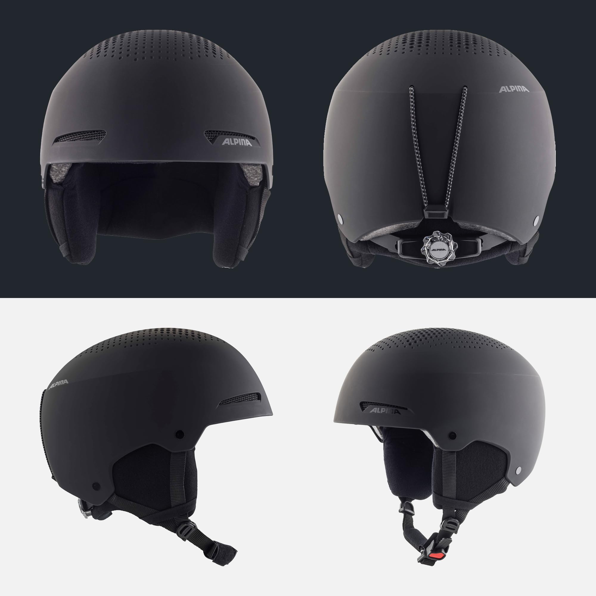 ALPINA ARBER Unisex Skihelm Snowboardhelm Olive matt grün