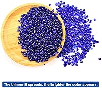 Vista 5 de WAYBER Piedras de Vidrio, 1 Lb/460g Guijarros de Cristal de Mar Irregulares Gemas Artificiales No Tóxicas para Exhibición de Gemas/Relleno